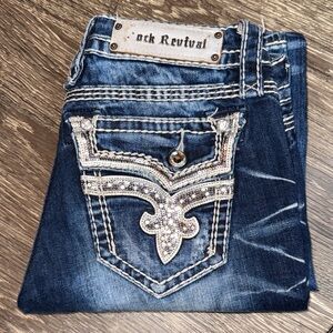 Rock Revival Kai Easy Boot 29x30 DarkWash